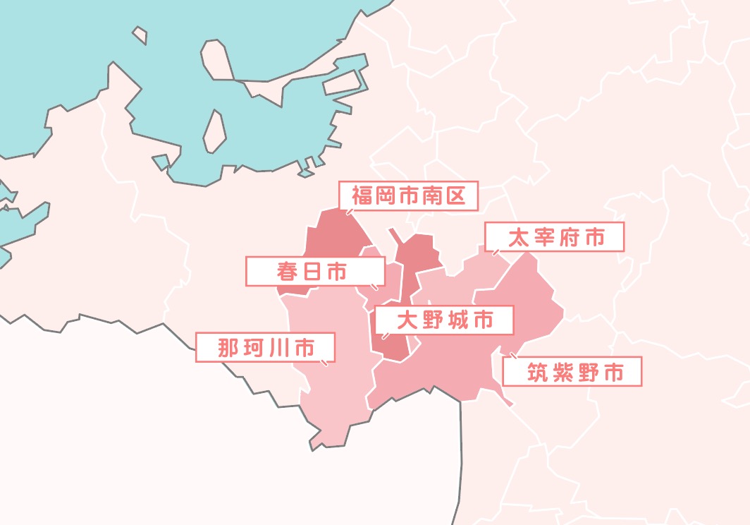 対応エリア地図